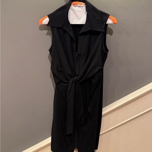 Joseph Ribkoff Black Dress with Tie Detail